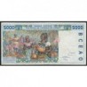 Côte d'Ivoire - Pick 113Ai - 5'000 francs - 1999 - Etat : TB