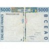 Côte d'Ivoire - Pick 113Ai - 5'000 francs - 1999 - Etat : TB