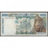 Côte d'Ivoire - Pick 113Ai - 5'000 francs - 1999 - Etat : TB-