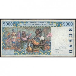 Côte d'Ivoire - Pick 113Ai - 5'000 francs - 1999 - Etat : TB-