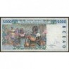 Côte d'Ivoire - Pick 113Ai - 5'000 francs - 1999 - Etat : TB-