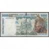 Côte d'Ivoire - Pick 113Ai - 5'000 francs - 1999 - Etat : TB