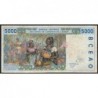 Côte d'Ivoire - Pick 113Ak - 5'000 francs - 2001 - Etat : TB-