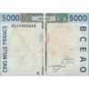 Côte d'Ivoire - Pick 113Ak - 5'000 francs - 2001 - Etat : TB-