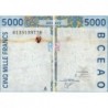 Côte d'Ivoire - Pick 113Ak - 5'000 francs - 2001 - Etat : B+