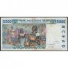 Côte d'Ivoire - Pick 113Al - 5'000 francs - 2002 - Etat : B+