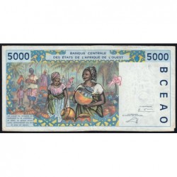 Côte d'Ivoire - Pick 113Am - 5'000 francs - 2003 - Etat : TTB-