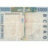 Côte d'Ivoire - Pick 113Am - 5'000 francs - 2003 - Etat : TB-