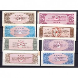 Chine - Lot de 8 billets de nécessité - Lot 10