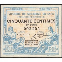 Lyon - Pirot 77-4 - 50 centimes - 2me série - 09/09/1915 - Etat : SPL