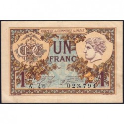 Paris - Pirot 97-36 - 1 franc - Série A.40 - 10/03/1920 - Etat : TTB