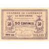 Bayonne - Pirot 21-55 - 50 centimes - Série uu - 30/01/1918 - Etat : SUP