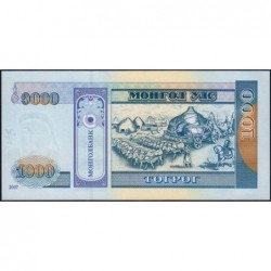 Mongolie - Pick 67b - 1'000 tugrik - Série AK - 2007 - Etat : NEUF