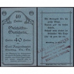 Autriche - Notgeld - Eferding - 40 heller - 1920 - Etat : SPL+