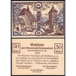 Autriche - Notgeld - Stefanshart - 50 heller - Type a - 1920 - Etat : pr.NEUF