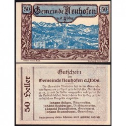 Autriche - Notgeld - Neuhofen-an-der-Ybbs - 50 heller - 15/04/1920 - Etat : NEUF