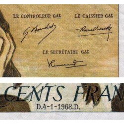 F 71-1 - 04/01/1968 - 500 francs - Pascal - Série H.4 - Etat : TB+