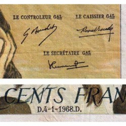 F 71-1 - 04/01/1968 - 500 francs - Pascal - Série R.4 - Etat : TB-