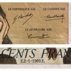 F 71-3 - 02/01/1969 - 500 francs - Pascal - Série Z.12 - Etat : TB-