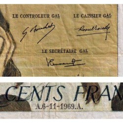 F 71-4 - 06/11/1969 - 500 francs - Pascal - Série D.14 - Etat : TB-
