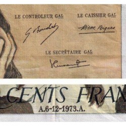 F 71-10 - 06/12/1973 - 500 francs - Pascal - Série Y.33 - Etat : TB