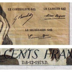 F 71-10 - 06/12/1973 - 500 francs - Pascal - Série N.36 - Etat : TB