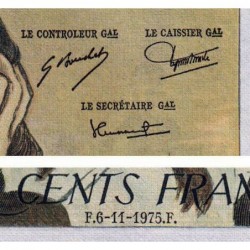 F 71-13 - 06/11/1975 - 500 francs - Pascal - Série N.55 - Etat : SUP+