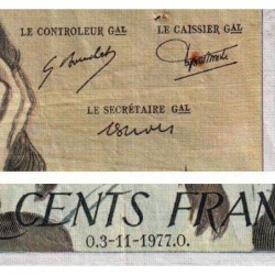 F 71-17 - 03/11/1977 - 500 francs - Pascal - Série H.87 - Etat : TB-