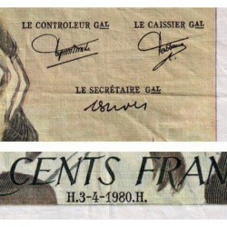 F 71-21 - 03/04/1980 - 500 francs - Pascal - Série A.115 - Etat : TB