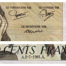 F 71-25 - 02/07/1981 - 500 francs - Pascal - Série G.142 - Etat : TB+