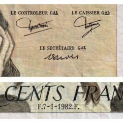 F 71-26 - 07/01/1982 - 500 francs - Pascal - Série V.152 - Etat : TB-