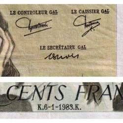 F 71-28 - 06/01/1983 - 500 francs - Pascal - Série R.176 - Etat : TB+