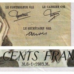 F 71-28 - 06/01/1983 - 500 francs - Pascal - Série D.178 - Etat : TTB-