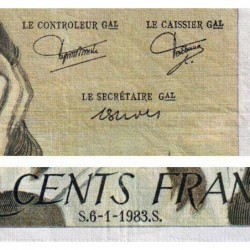 F 71-28 - 06/01/1983 - 500 francs - Pascal - Série M.184 - Etat : B+