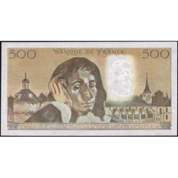 F 71-29 - 02/06/1983 - 500 francs - Pascal - Série A.193 - Etat : SUP+