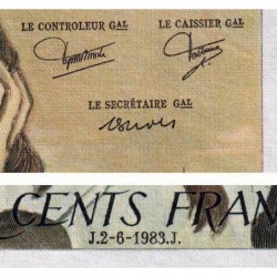F 71-29 - 02/06/1983 - 500 francs - Pascal - Série A.193 - Etat : SUP+