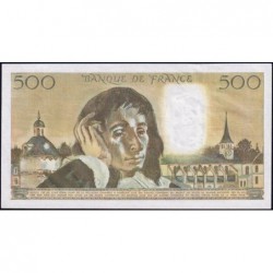 F 71-30 - 05/01/1984 - 500 francs - Pascal - Série N.201 - Etat : SUP