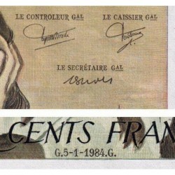 F 71-30 - 05/01/1984 - 500 francs - Pascal - Série N.201 - Etat : SUP