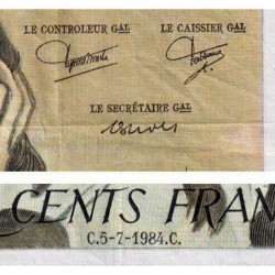 F 71-31 - 05/07/1984 - 500 francs - Pascal - Série N.207 - Etat : TTB