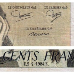 F 71-31 - 05/07/1984 - 500 francs - Pascal - Série S.209 - Etat : TB-