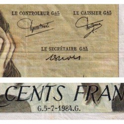 F 71-31 - 05/07/1984 - 500 francs - Pascal - Série F.211 - Etat : TB