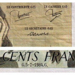 F 71-31 - 05/07/1984 - 500 francs - Pascal - Série J.211 - Etat : TB+