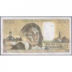 F 71-31 - 05/07/1984 - 500 francs - Pascal - Série G.212 - Etat : TB+