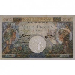 F 39-11 - 13/06/1944 - 1000 francs - Commerce - Série T.3915 - Etat : SUP+
