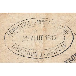 Algérie - Béni-Saf 13 - 2 francs annulé - 25/08/1915 - Etat : TB+