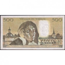F 71-33 - 03/04/1985 - 500 francs - Pascal - Série K.232 - Etat : TB+