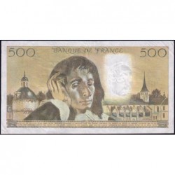 F 71-35 - 08/01/1987 - 500 francs - Pascal - Série H.250 - Etat : TTB