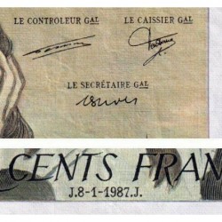 F 71-35 - 08/01/1987 - 500 francs - Pascal - Série P.253 - Etat : TB+