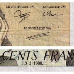 F 71-38 - 03/03/1988 - 500 francs - Pascal - Série Q.275 - Etat : TB-