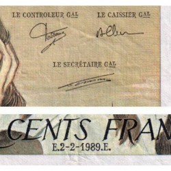 F 71-40 - 02/02/1989 - 500 francs - Pascal - Série B.290 - Etat : TB+